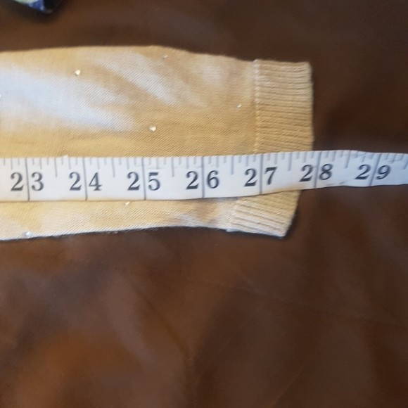 The Limited Womens Sweater Size XS Beige Rhinestones Dead Stock Sparkle Vintage - Picture 7 of 12